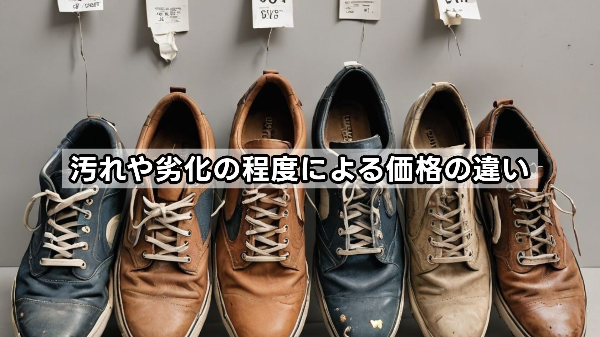 汚れや劣化の程度による価格の違い