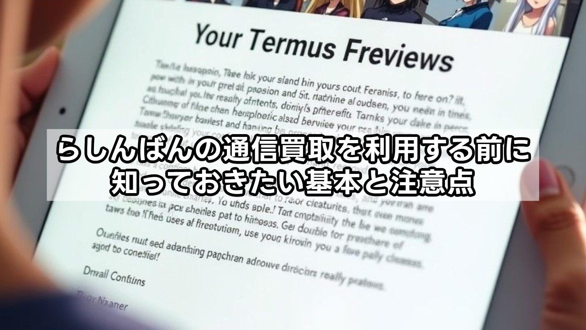 らしんばんの通信買取を利用する前に知っておきたい基本と注意点