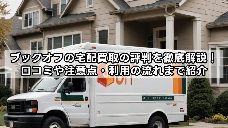 ブックオフの宅配買取の評判を徹底解説！口コミや注意点・利用の流れまで紹介