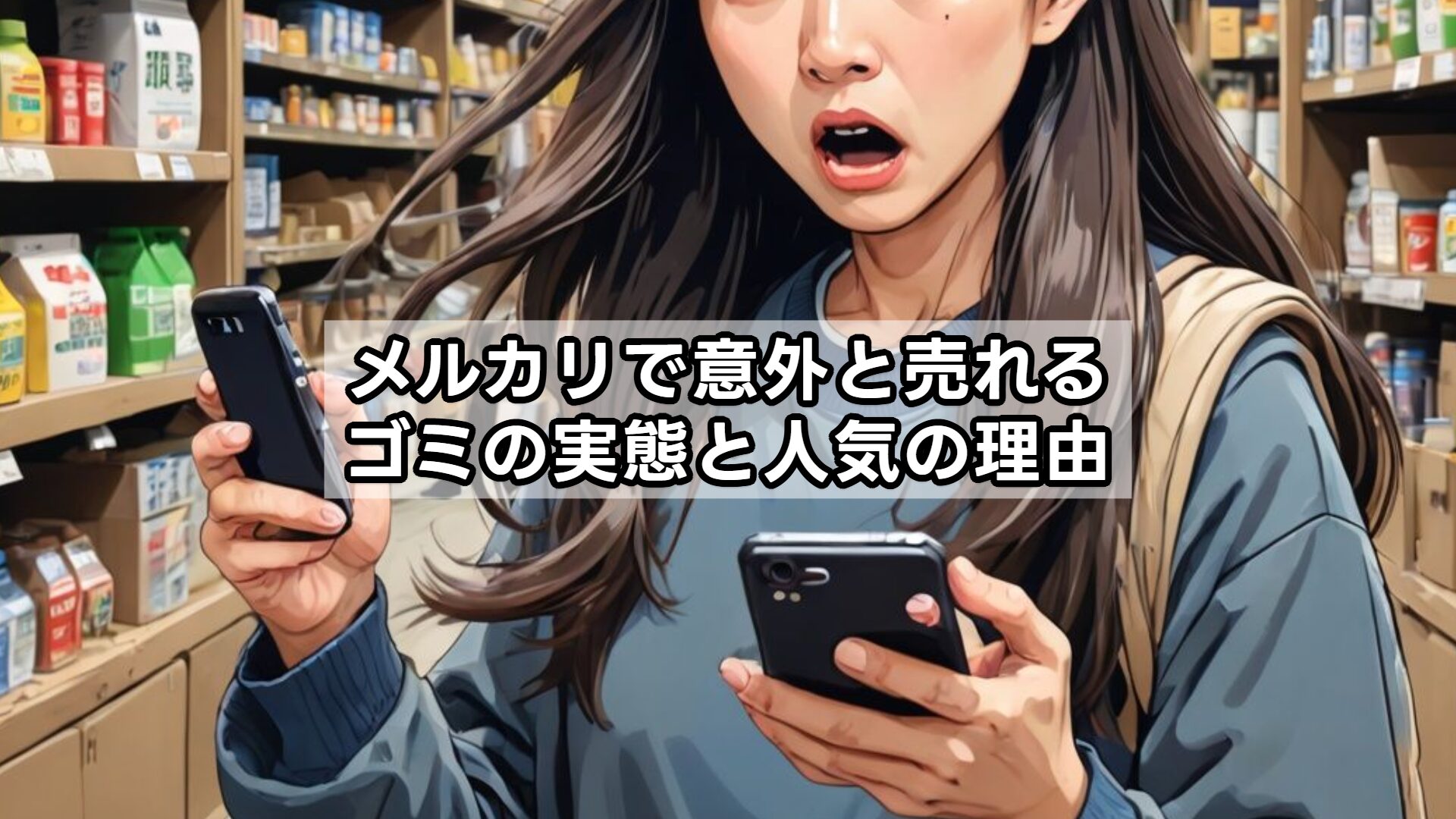 メルカリで意外と売れるゴミの実態と人気の理由