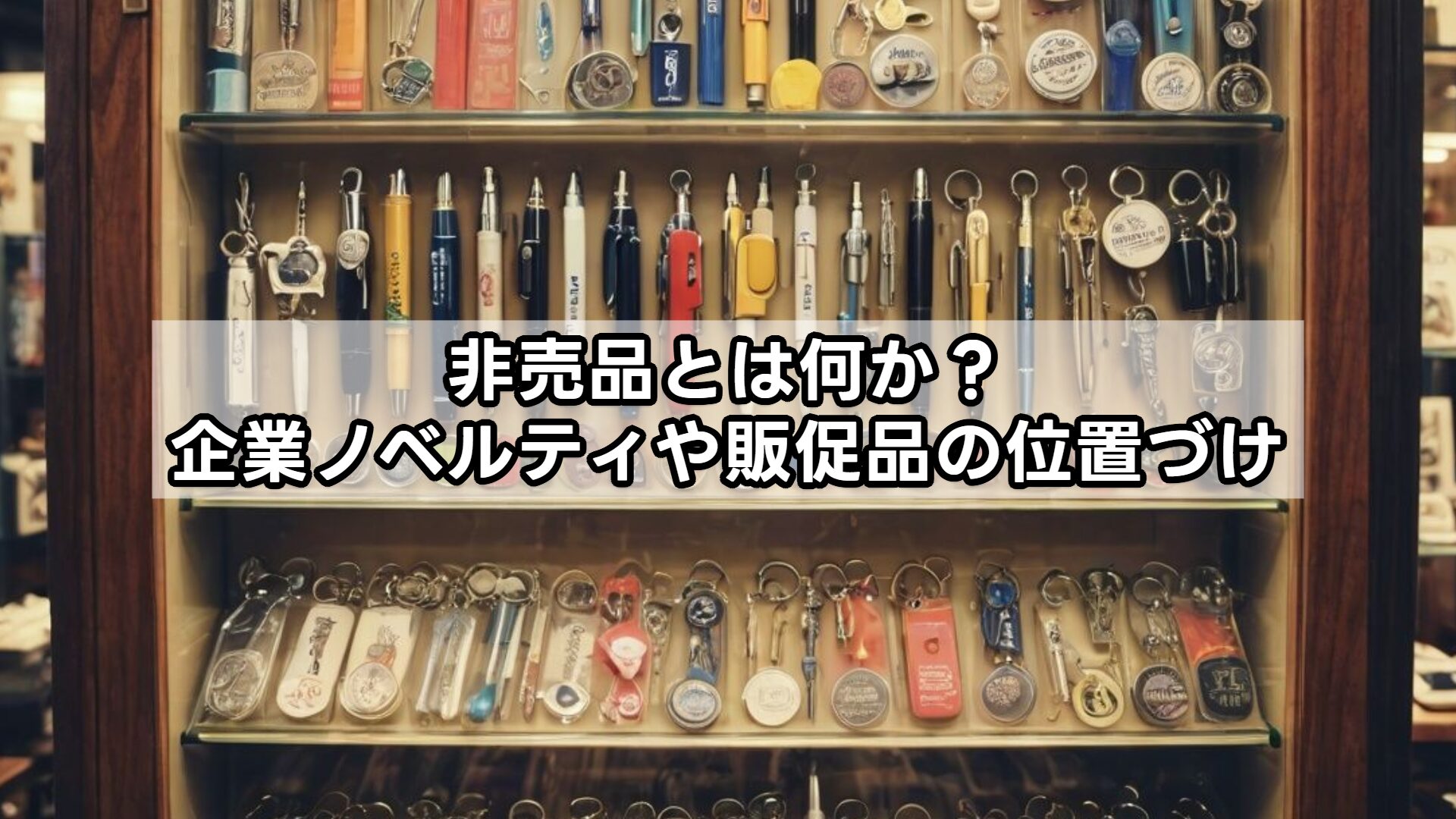 非売品とは何か？企業ノベルティや販促品の位置づけ