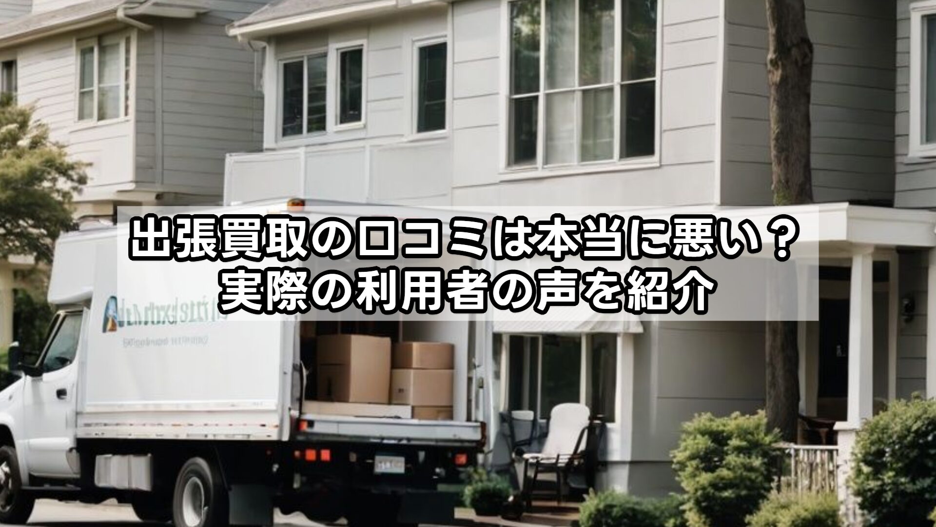 出張買取の口コミは本当に悪い？実際の利用者の声を紹介