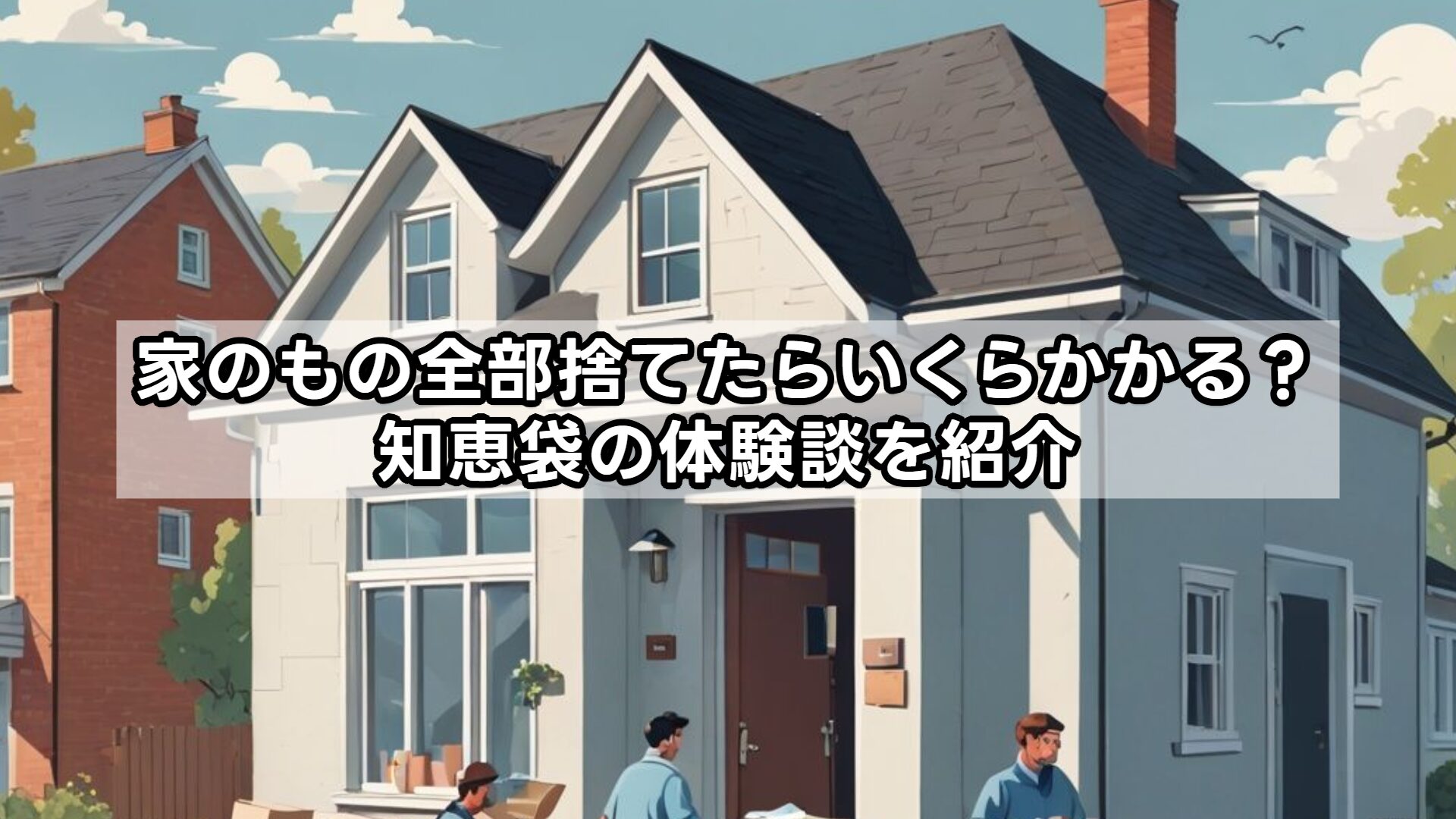 家のもの全部捨てたらいくらかかる？知恵袋の体験談を紹介