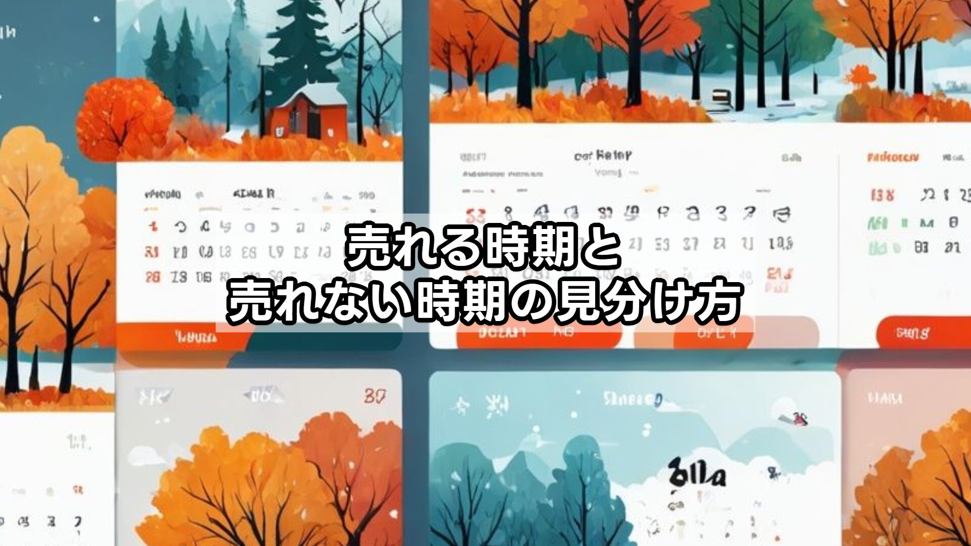 売れる時期と売れない時期の見分け方