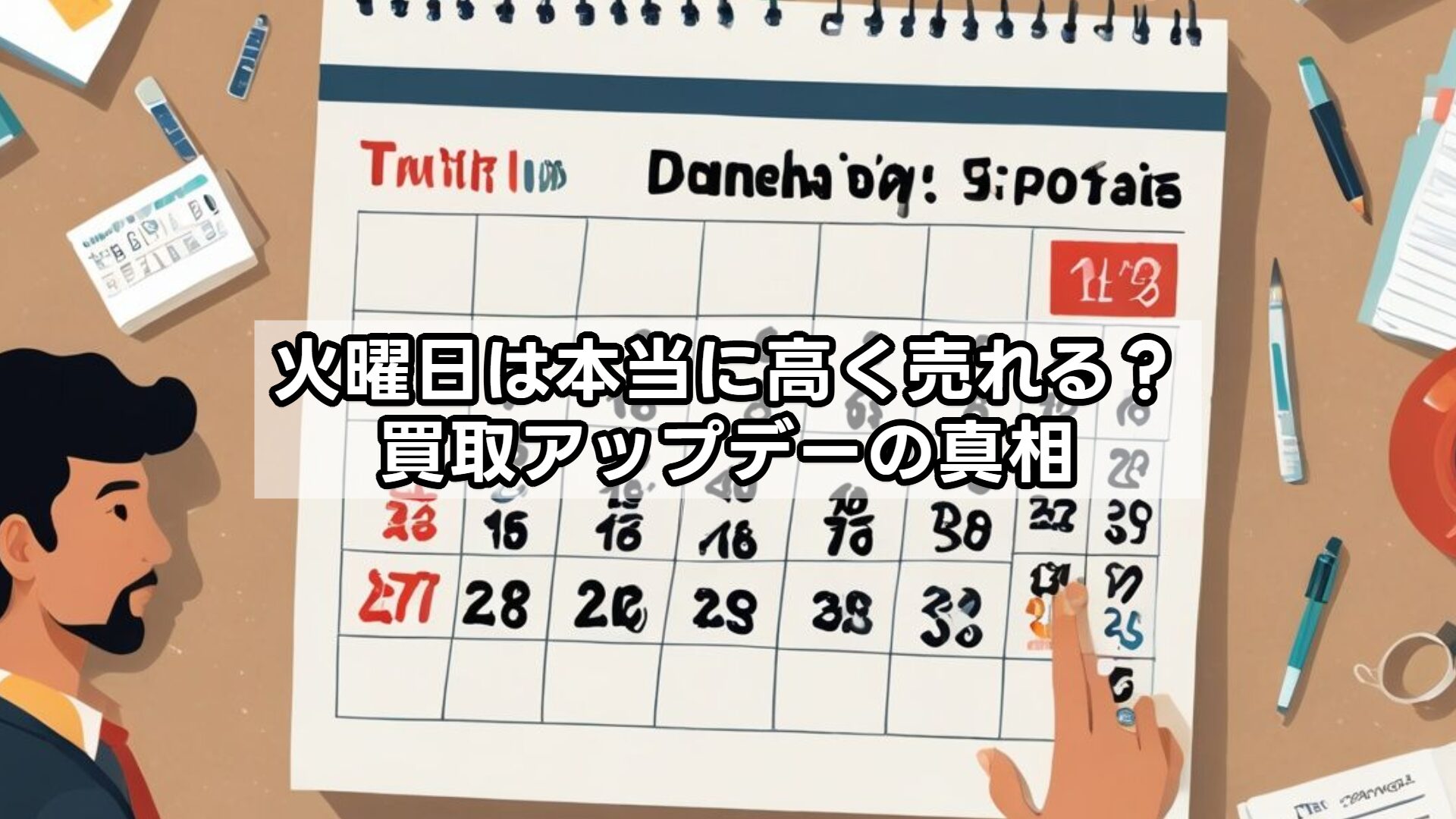 火曜日は本当に高く売れる？買取アップデーの真相