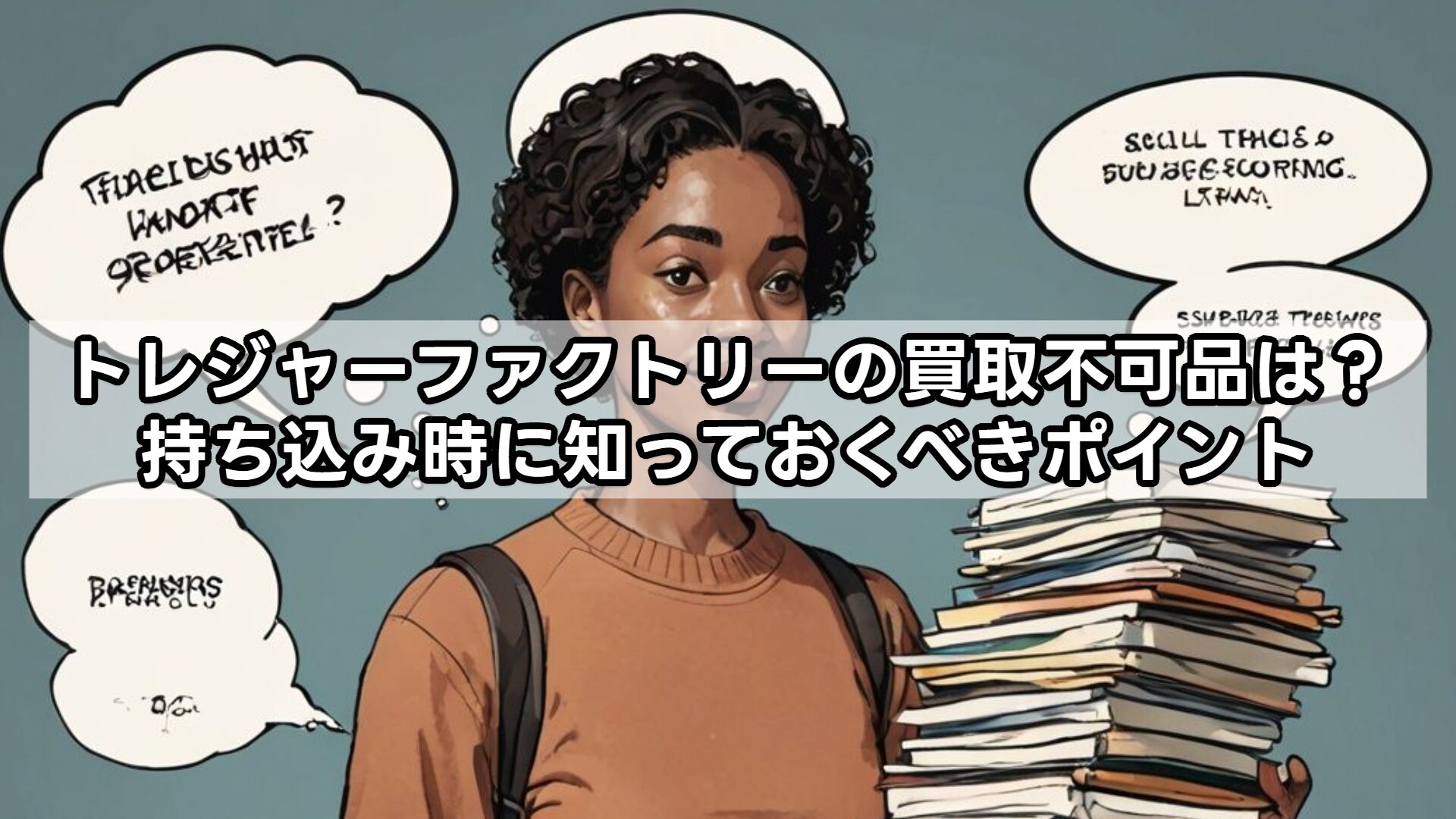 トレジャーファクトリーの買取不可品は？持ち込み時に知っておくべきポイント