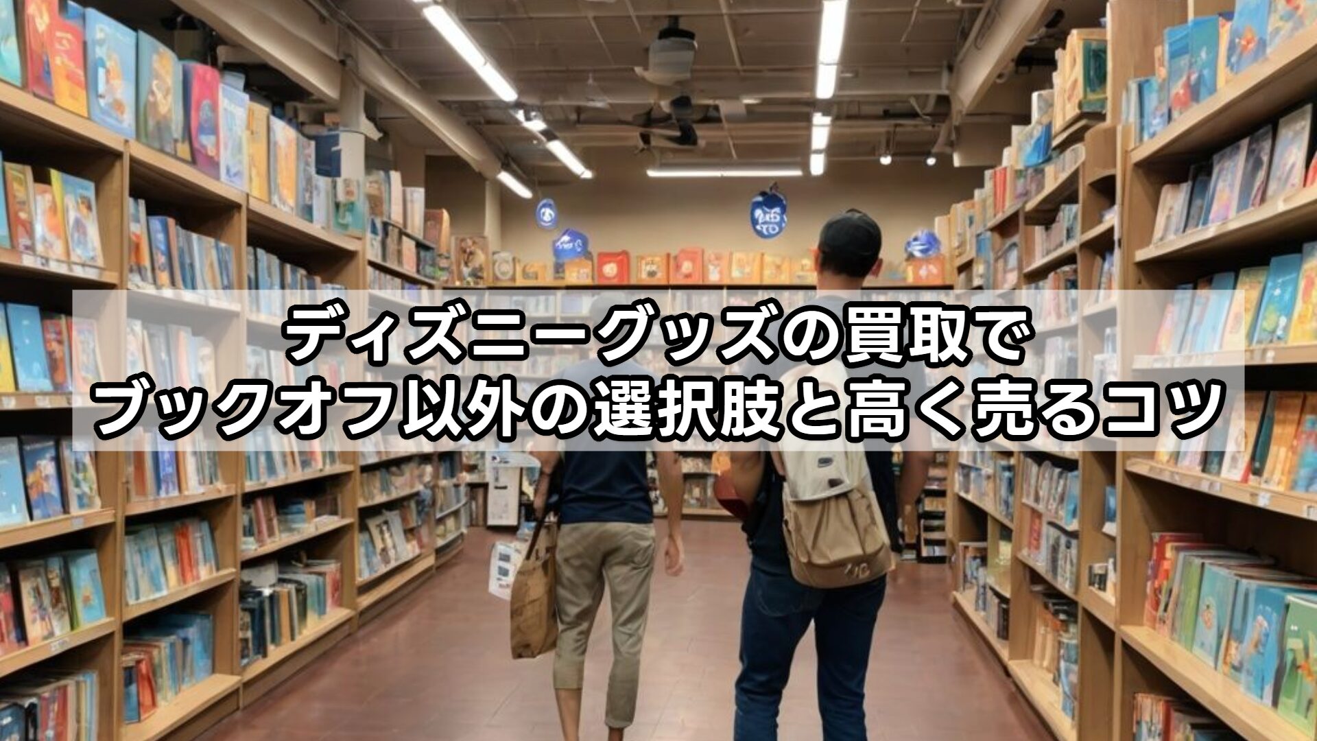 ディズニーグッズの買取でブックオフ以外の選択肢と高く売るコツ