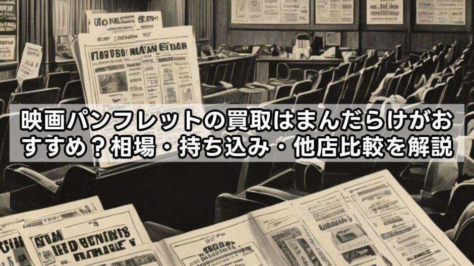 映画パンフレットの買取はまんだらけがおすすめ？相場・持ち込み・他店比較を解説