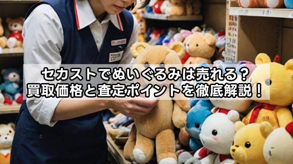 セカストでぬいぐるみは売れる？買取価格と査定ポイントを徹底解説！