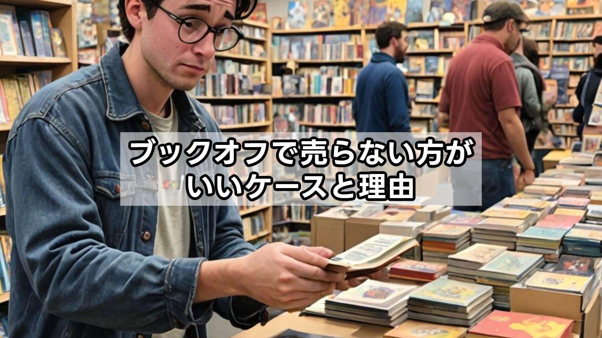 ブックオフで売らない方がいいケースと理由