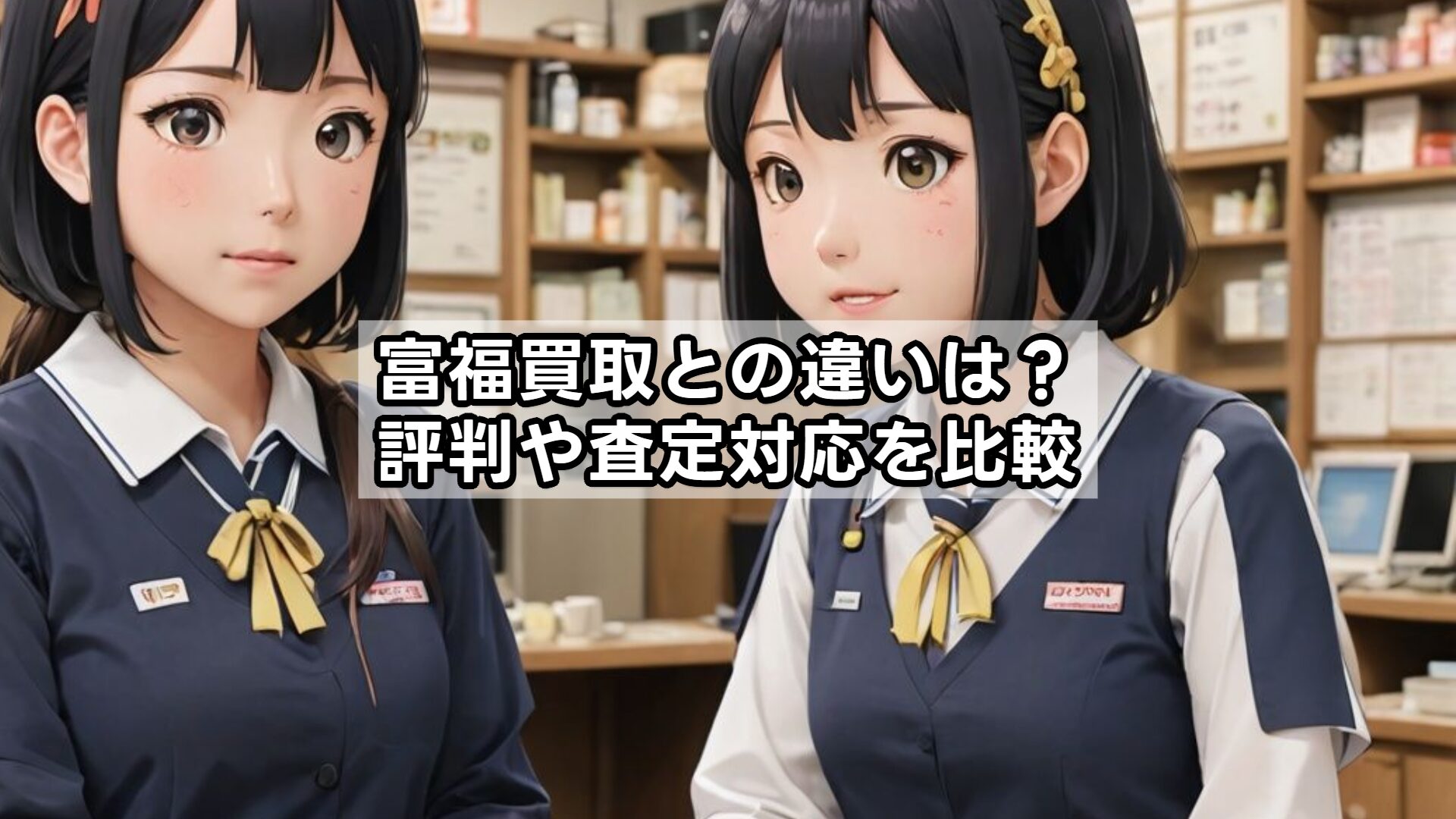 富福買取との違いは？評判や査定対応を比較