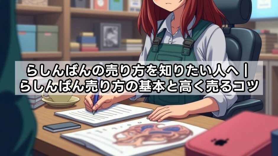 らしんばんの売り方を知りたい人へ｜らしんばん売り方の基本と高く売るコツ