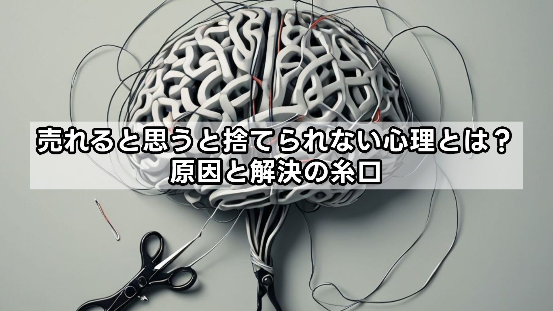 売れると思うと捨てられない心理とは？原因と解決の糸口