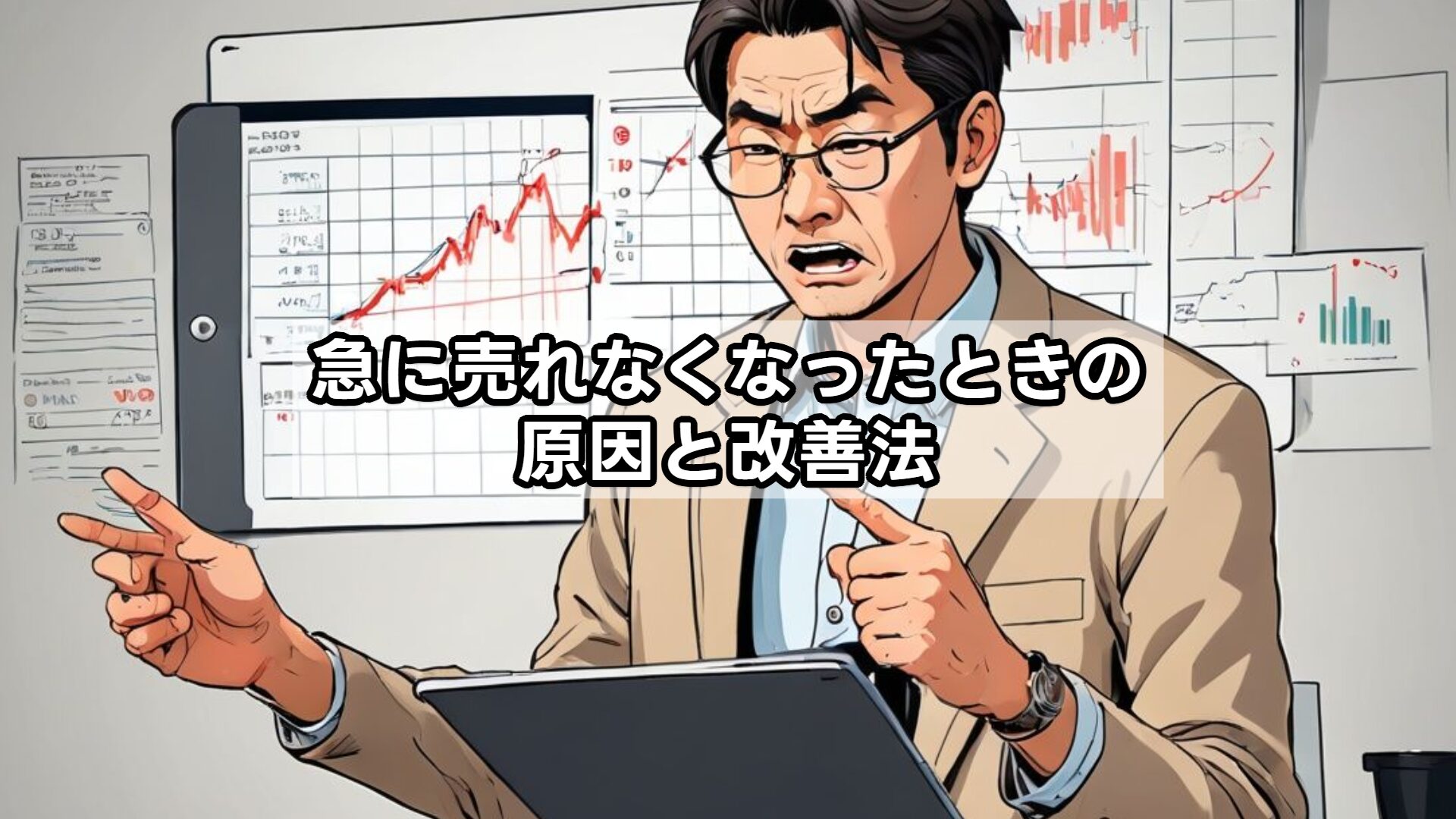 急に売れなくなったときの原因と改善法