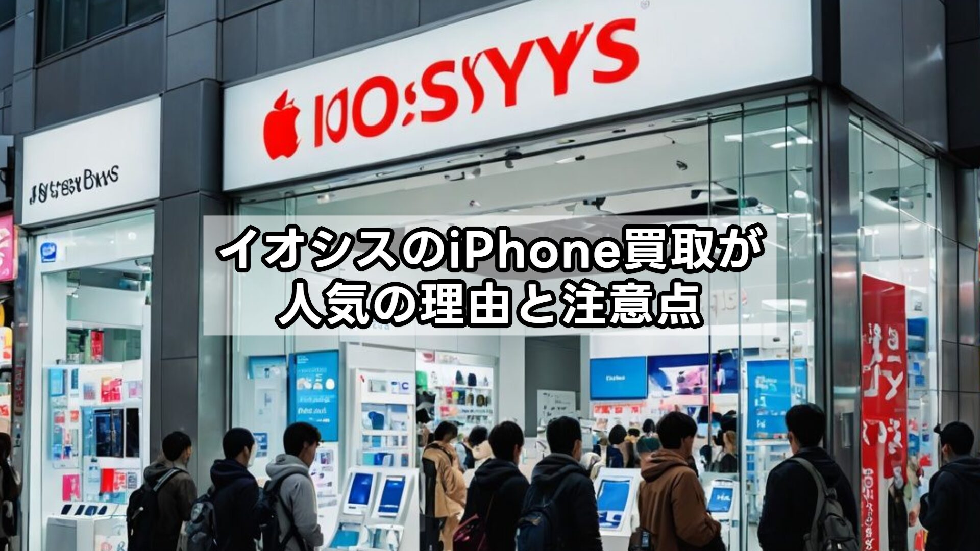 イオシスのiPhone買取が人気の理由と注意点