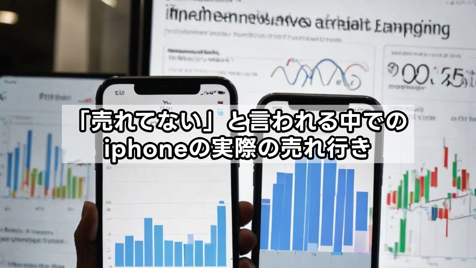 「売れてない」と言われる中でのiphoneの実際の売れ行き