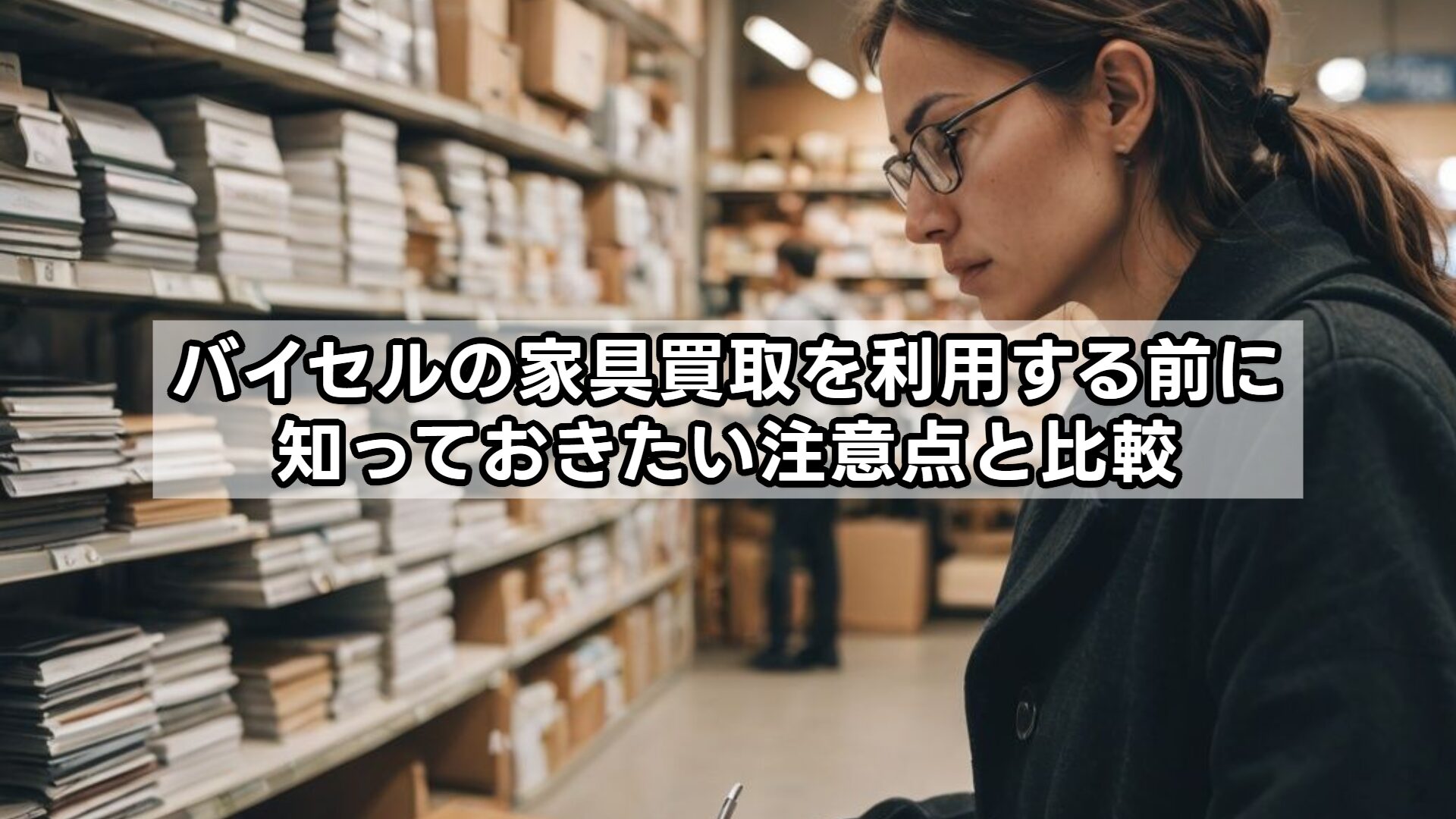 バイセルの家具買取を利用する前に知っておきたい注意点と比較