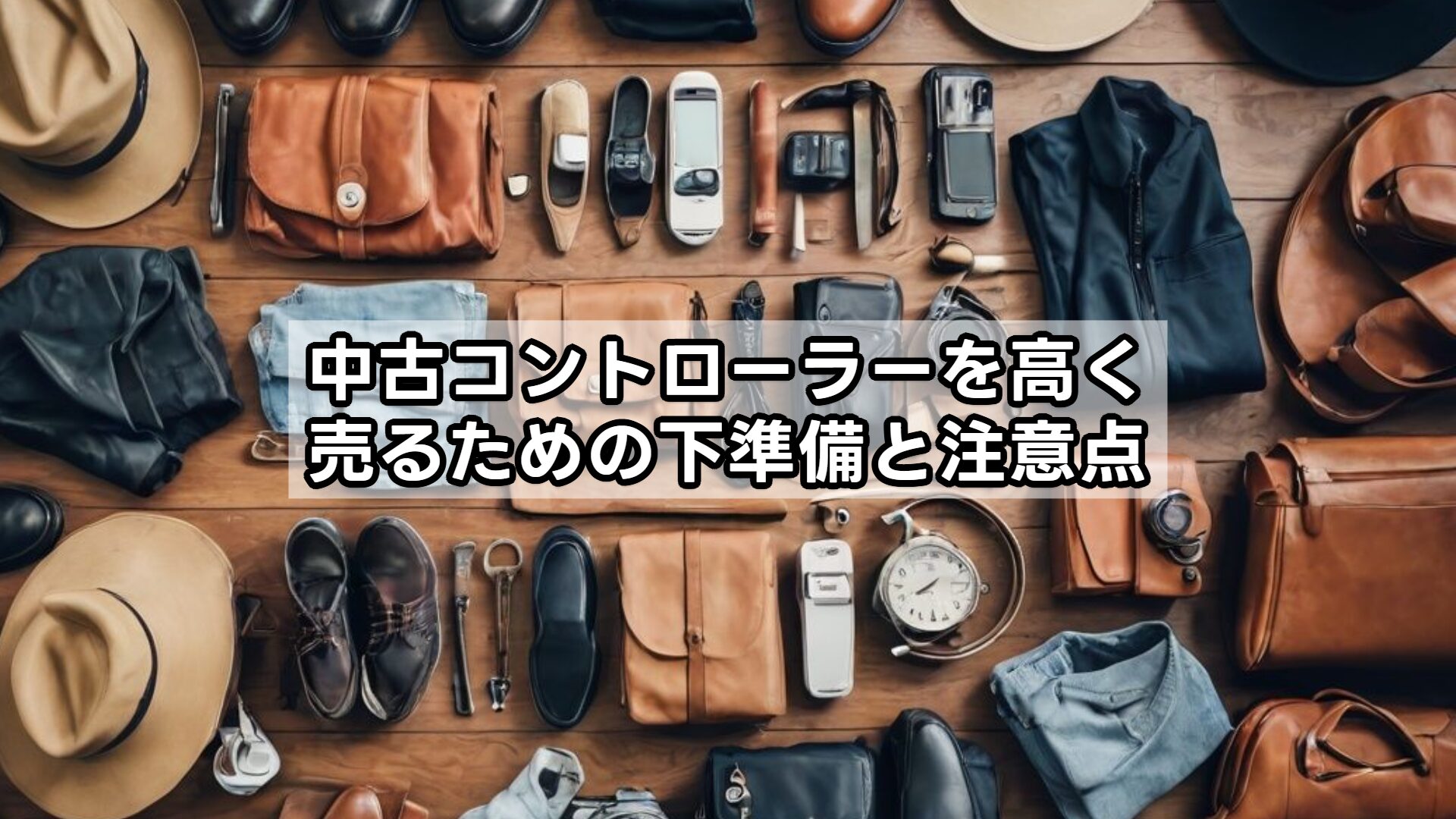 中古コントローラーを高く売るための下準備と注意点