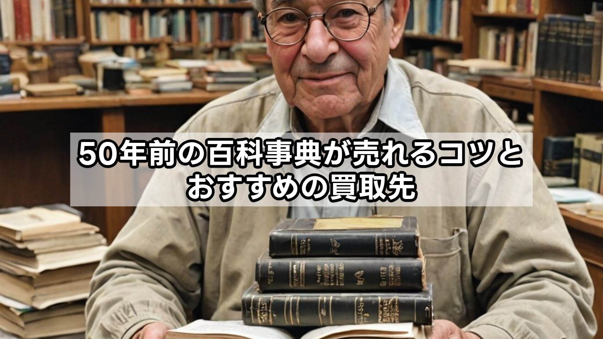 50年前の百科事典が売れるコツとおすすめの買取先