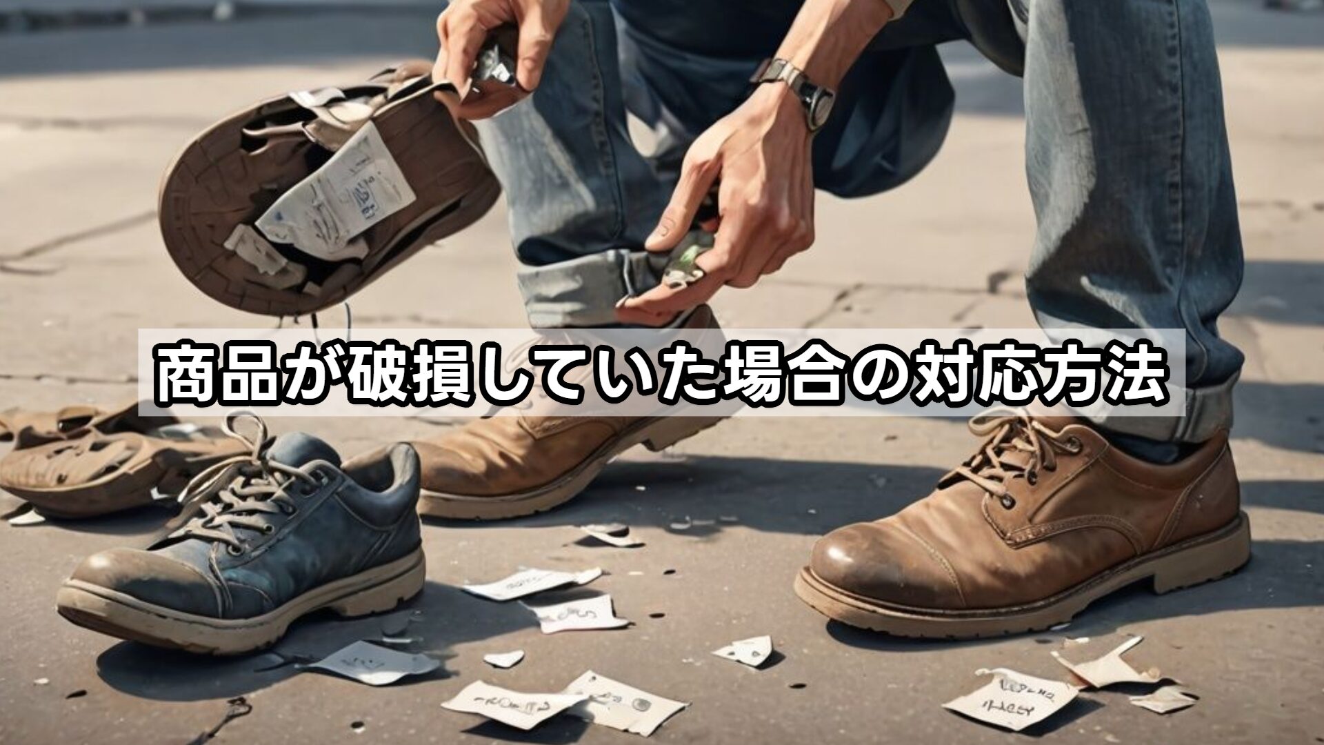 商品が破損していた場合の対応方法