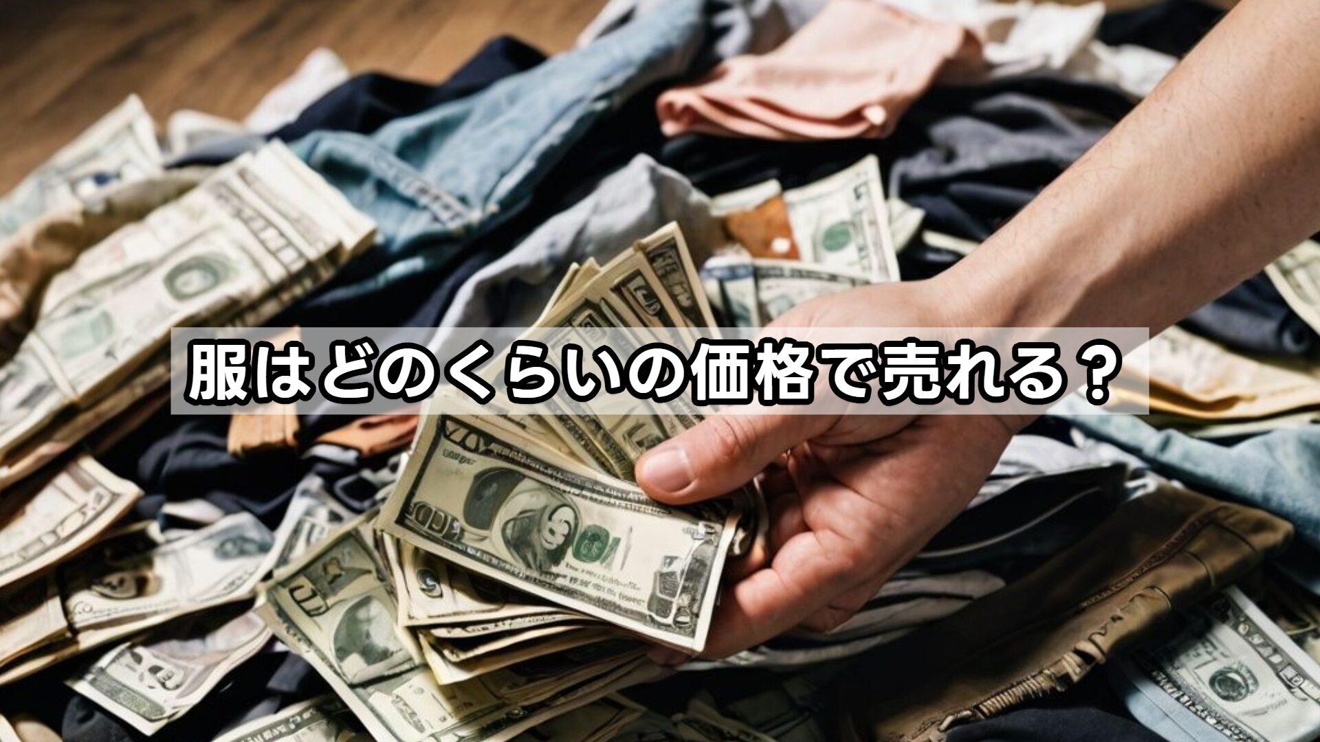 服はどのくらいの価格で売れる？