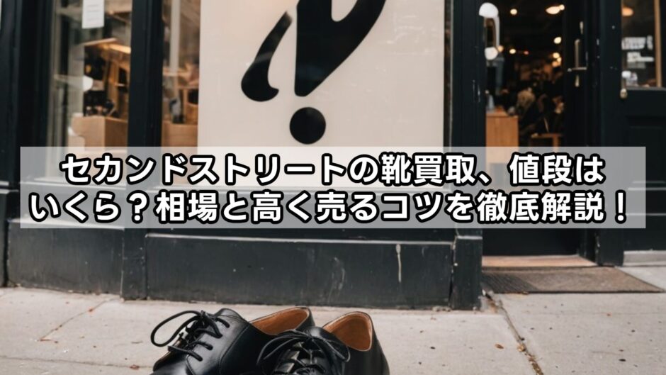 セカンドストリートの靴買取、値段はいくら？相場と高く売るコツを徹底解説！