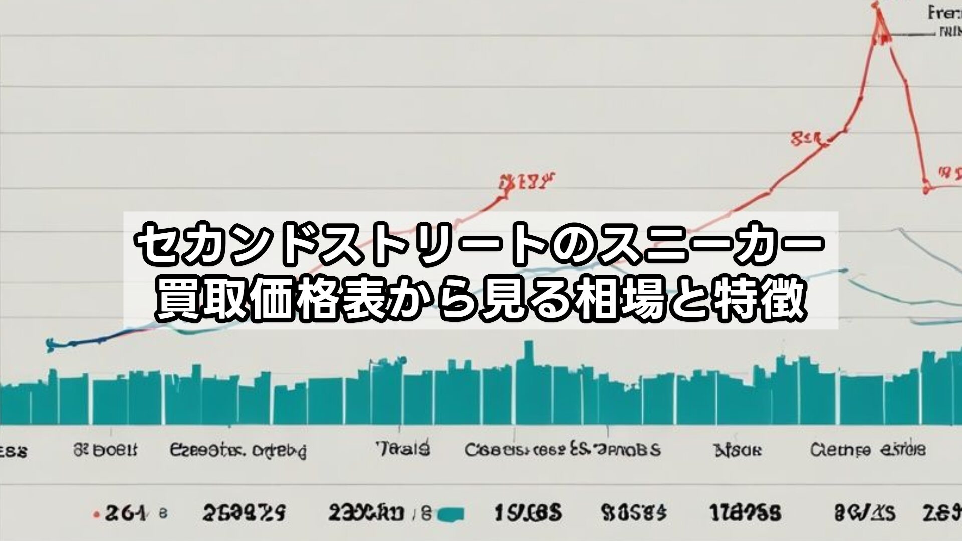 セカンドストリートのスニーカー買取価格表から見る相場と特徴