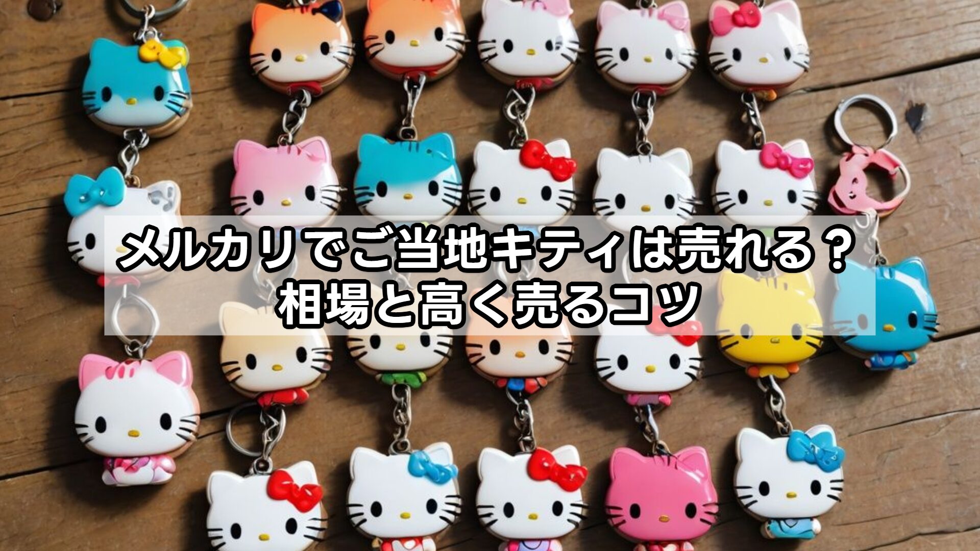 メルカリでご当地キティは売れる？相場と高く売るコツ