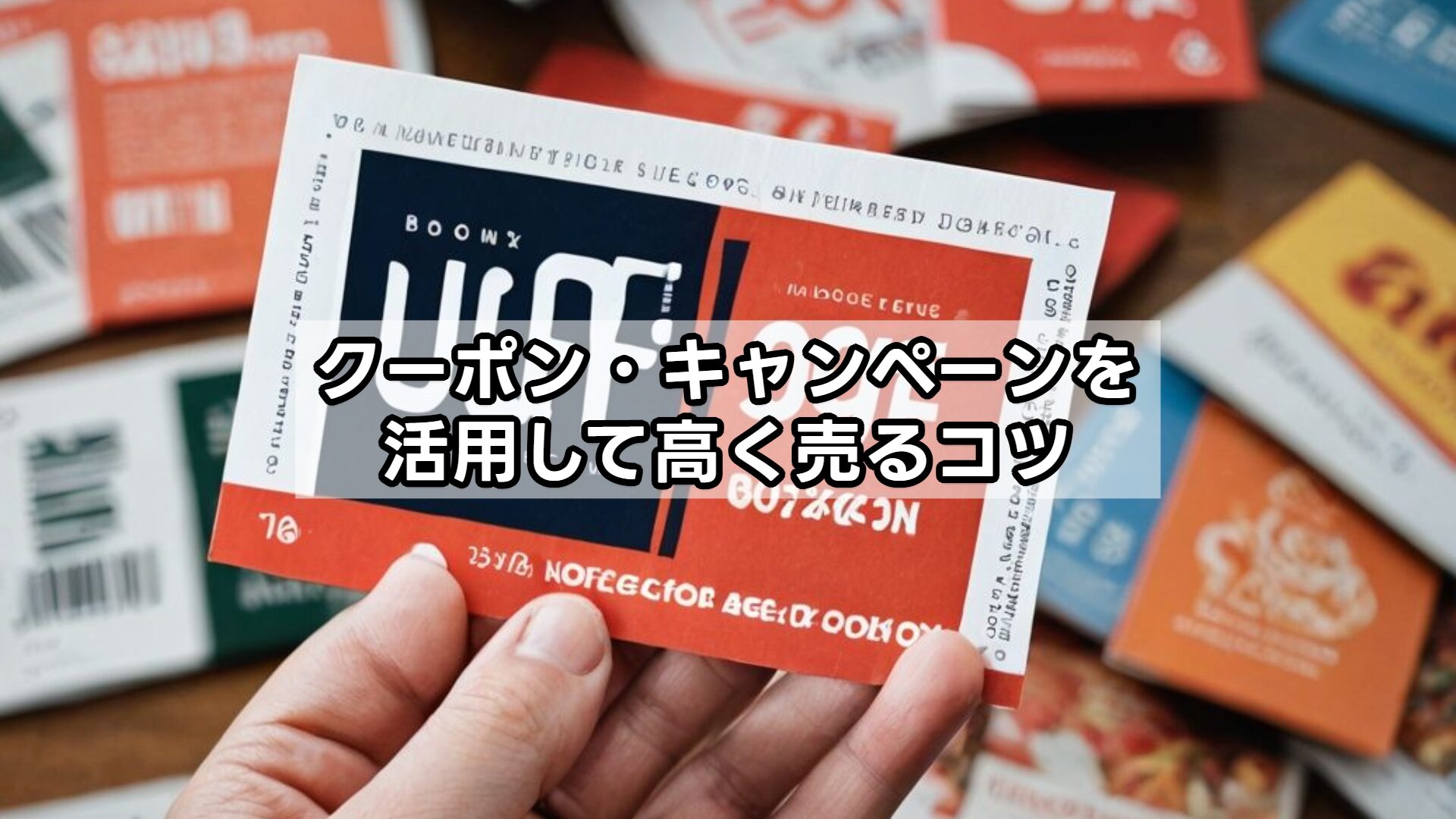 クーポン・キャンペーンを活用して高く売るコツ