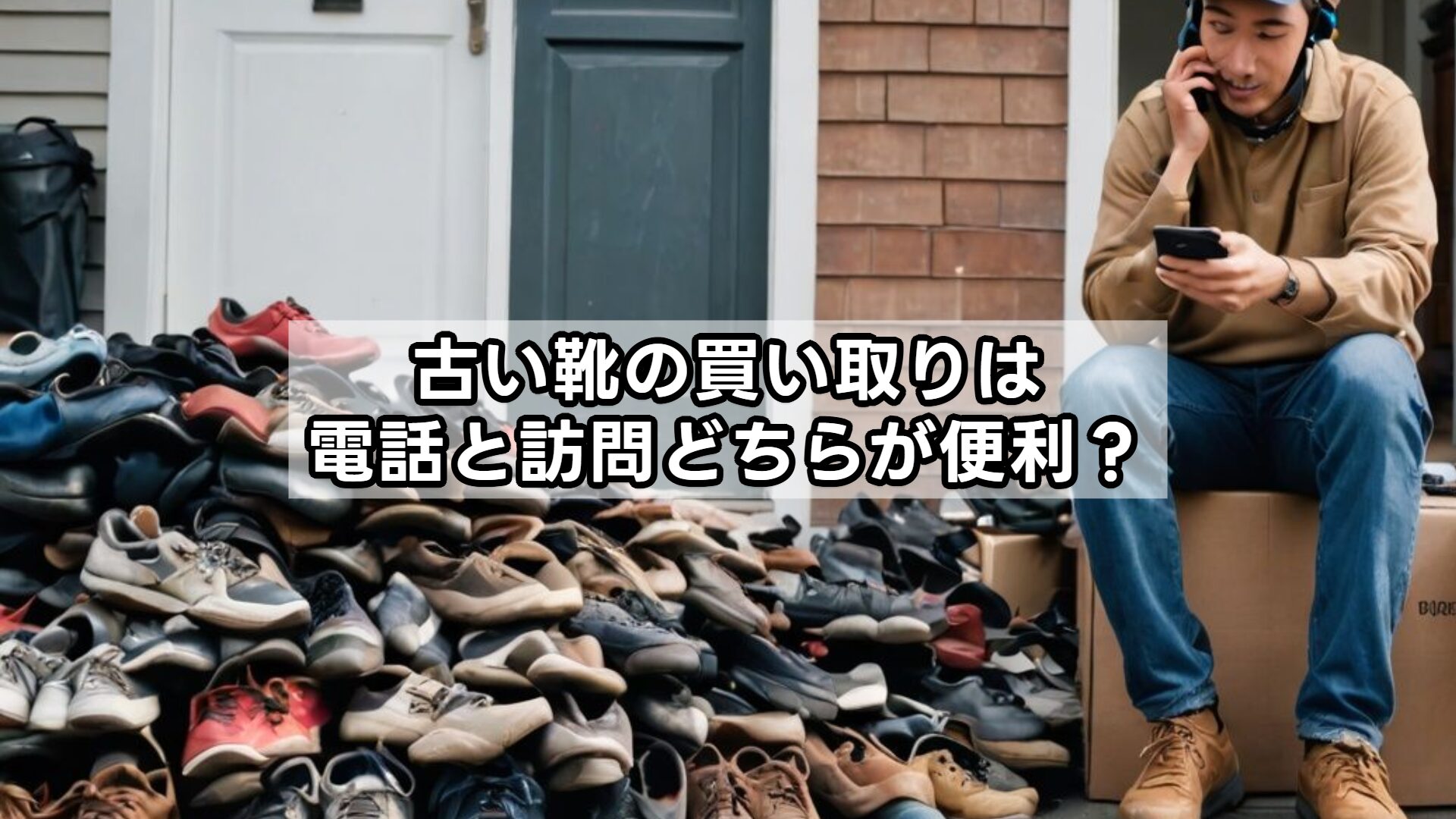 古い靴の買い取りは電話と訪問どちらが便利？