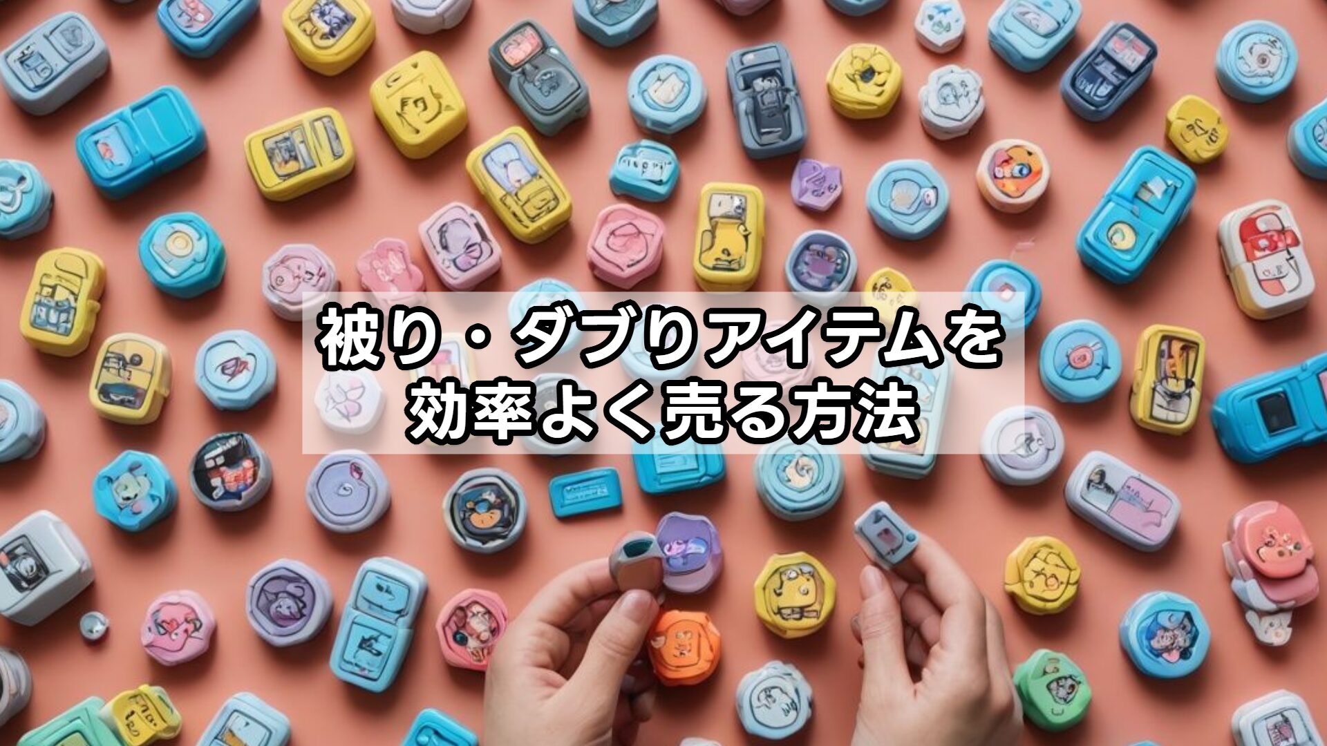 被り・ダブりアイテムを効率よく売る方法