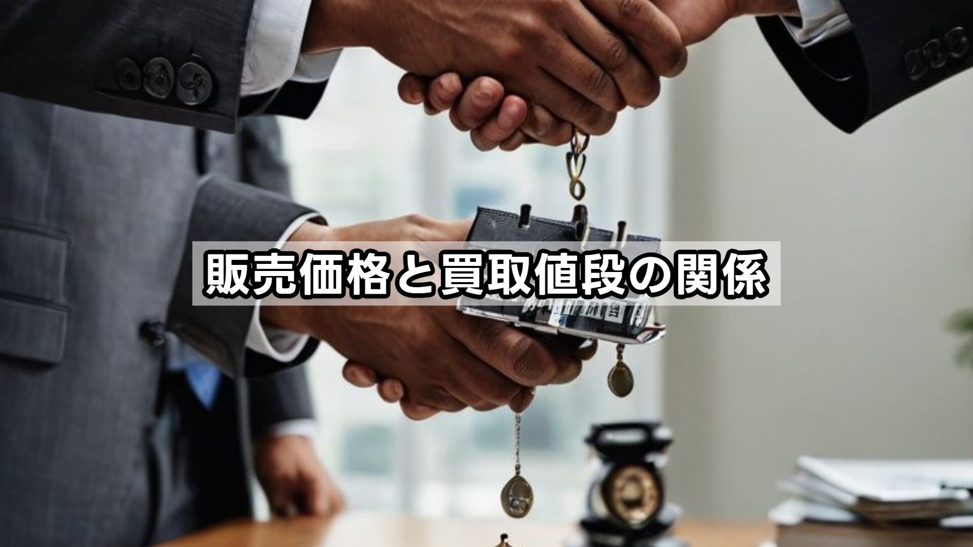 販売価格と買取値段の関係