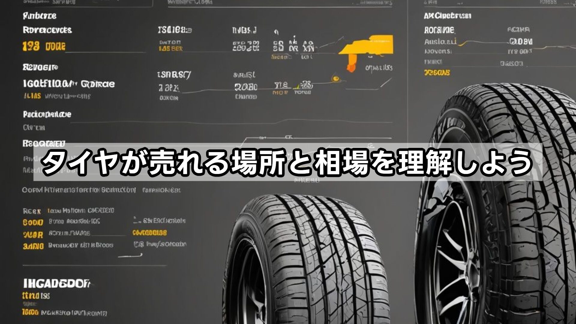 タイヤが売れる場所と相場を理解しよう