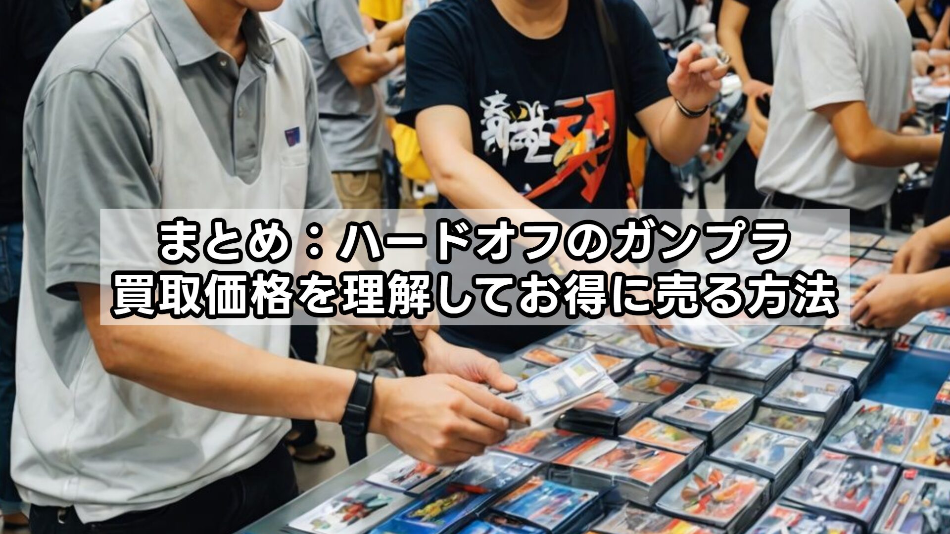 まとめ：ハードオフのガンプラ買取価格を理解してお得に売る方法