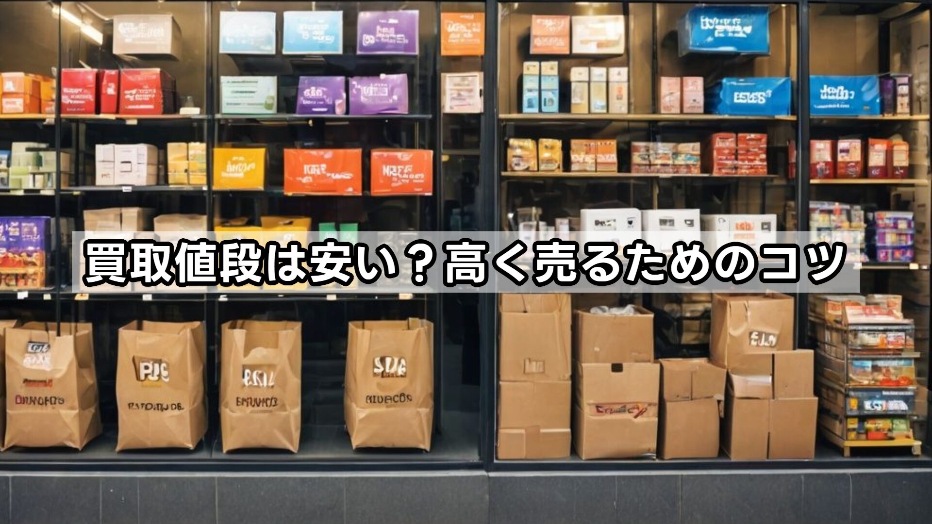 買取値段は安い？高く売るためのコツ