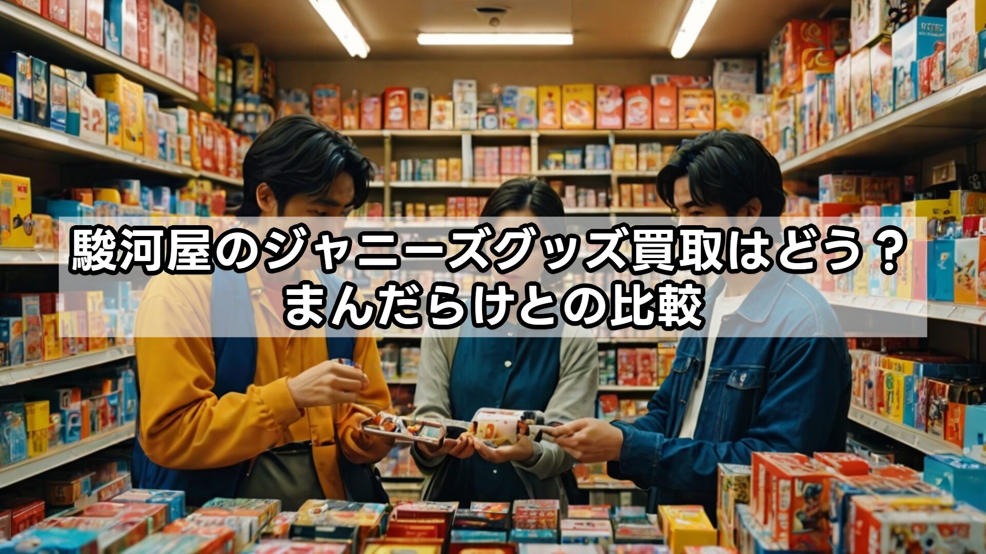 駿河屋のジャニーズグッズ買取はどう?まんだらけとの比較