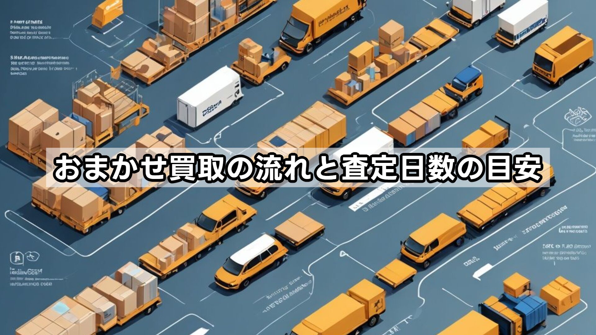 おまかせ買取の流れと査定日数の目安