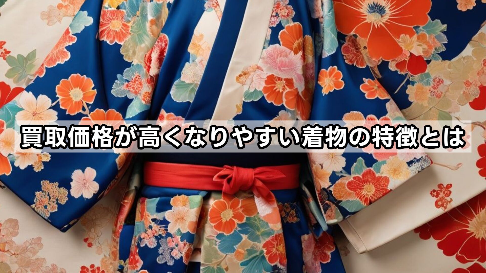買取価格が高くなりやすい着物の特徴とは