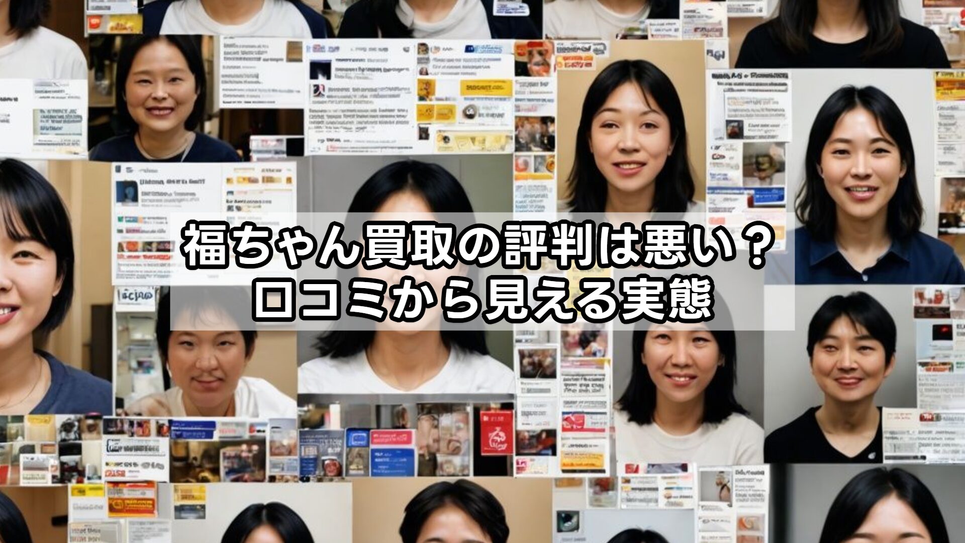 福ちゃん買取の評判は悪い？口コミから見える実態