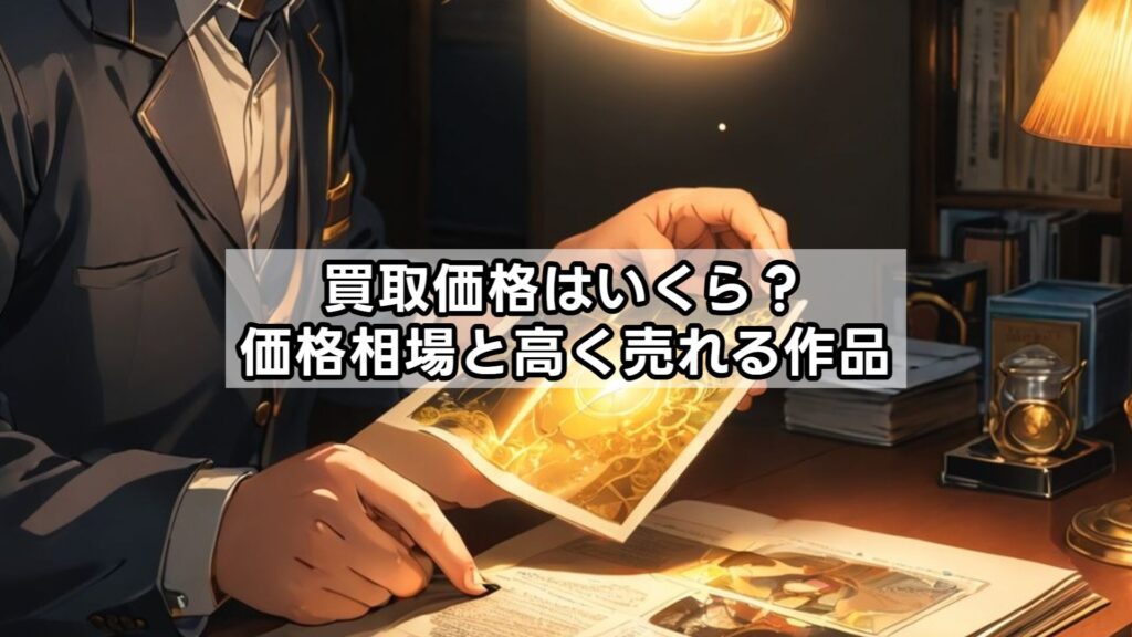 買取価格はいくら？価格相場と高く売れる作品