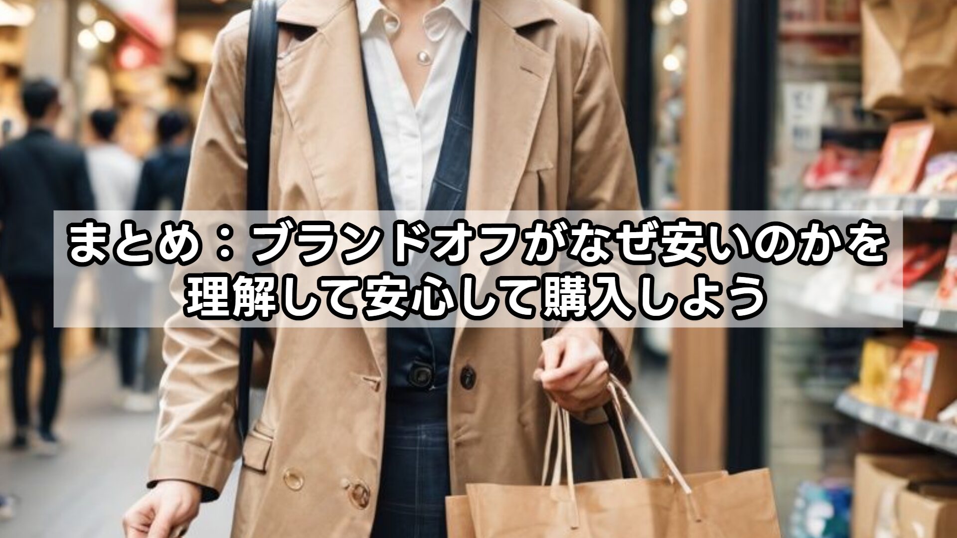 まとめ：ブランドオフがなぜ安いのかを理解して安心して購入しよう