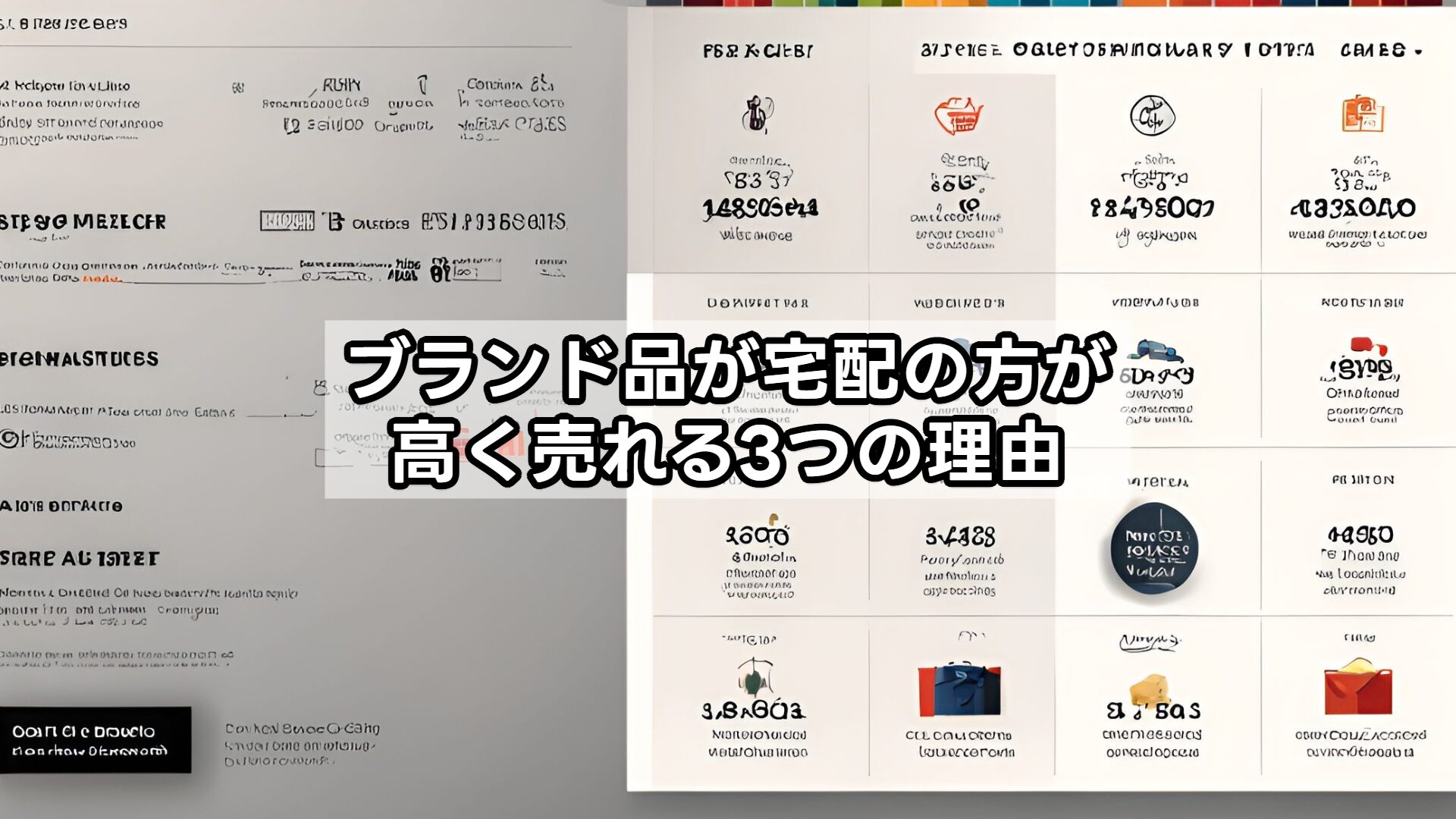 ブランド品が宅配の方が高く売れる3つの理由