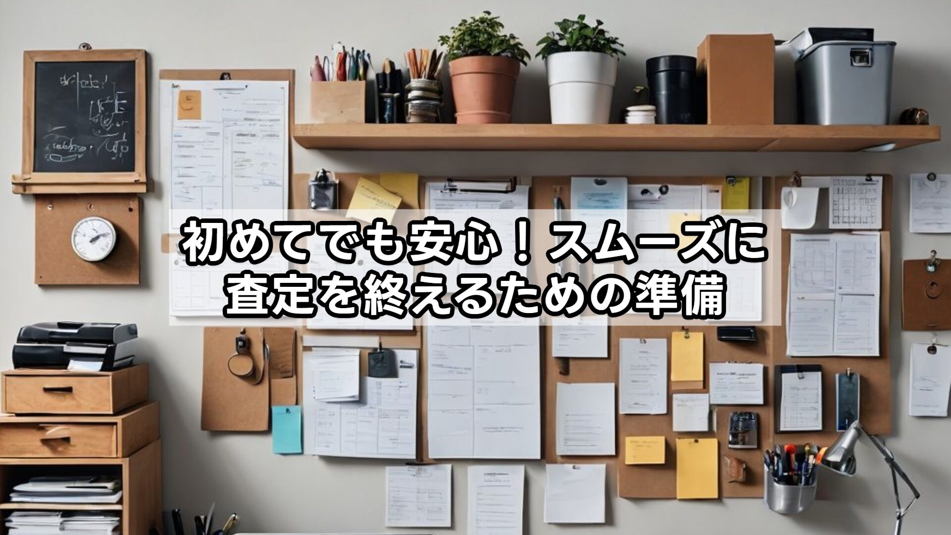初めてでも安心！スムーズに査定を終えるための準備