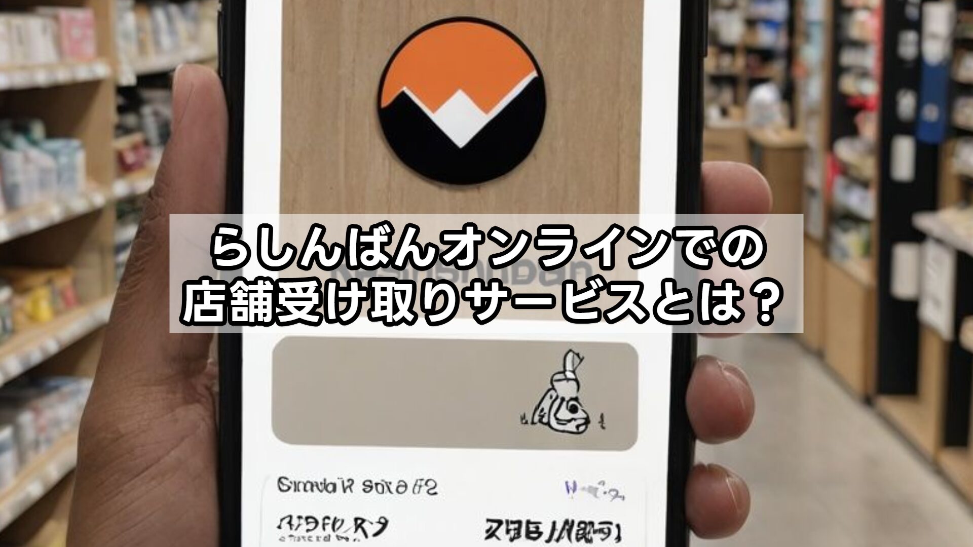 らしんばんオンラインでの店舗受け取りサービスとは？