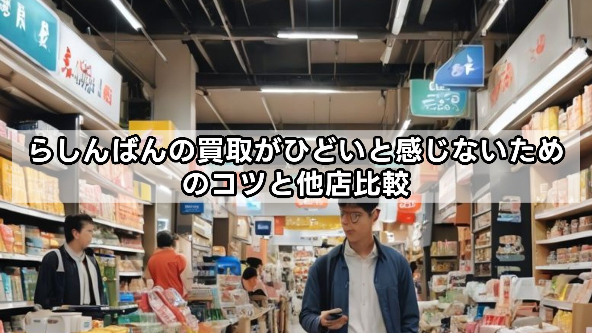 らしんばんの買取がひどいと感じないためのコツと他店比較