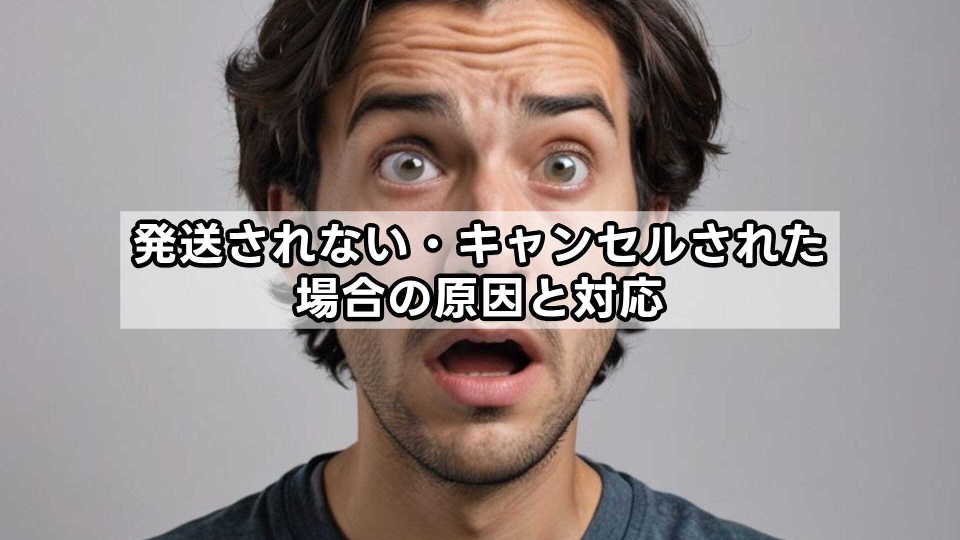 発送されない・キャンセルされた場合の原因と対応