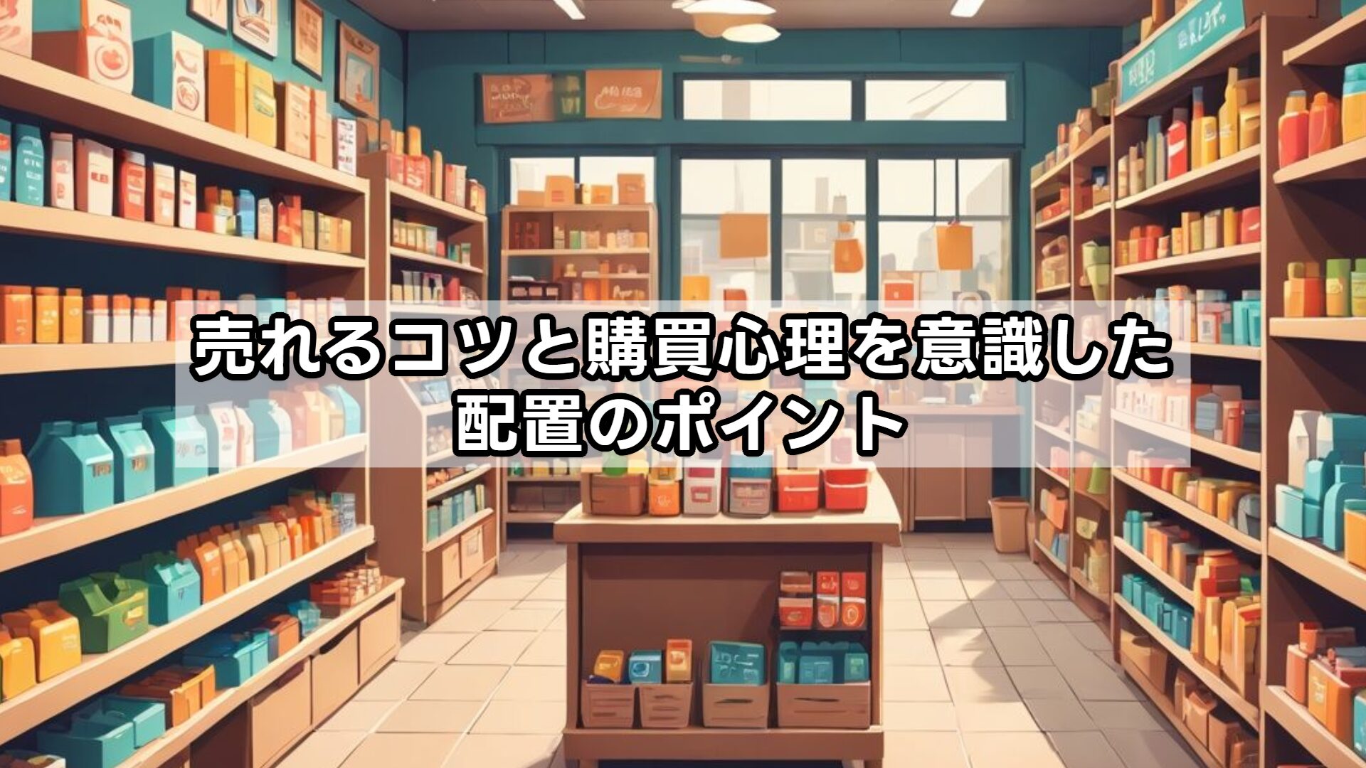 売れるコツと購買心理を意識した配置のポイント
