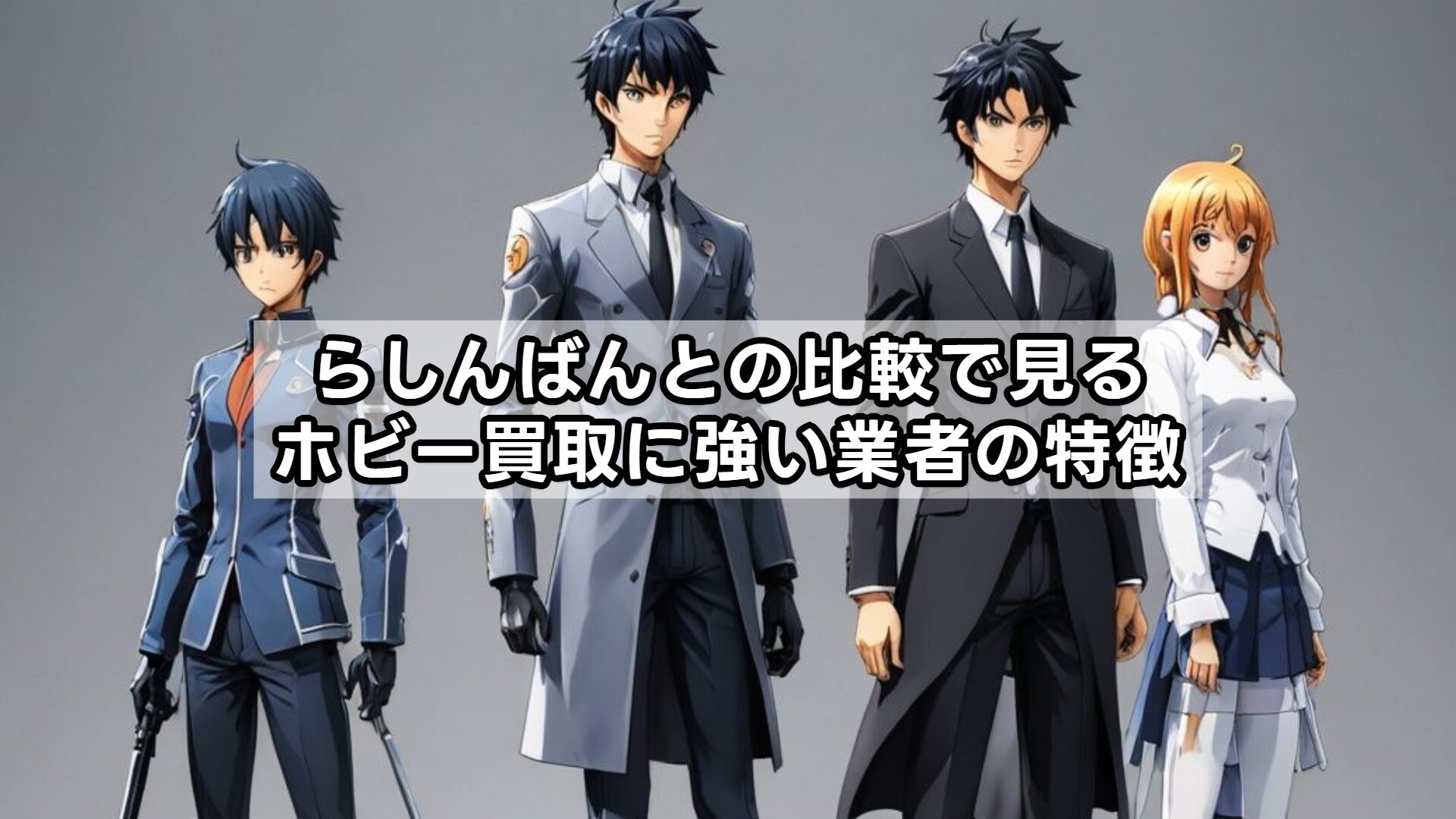 らしんばんとの比較で見る、ホビー買取に強い業者の特徴