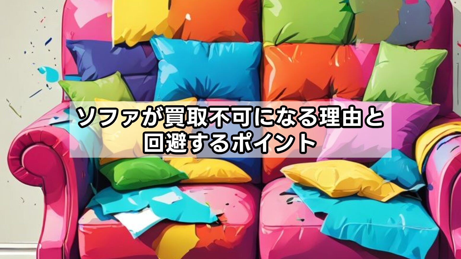 ソファが買取不可になる理由と回避するポイント