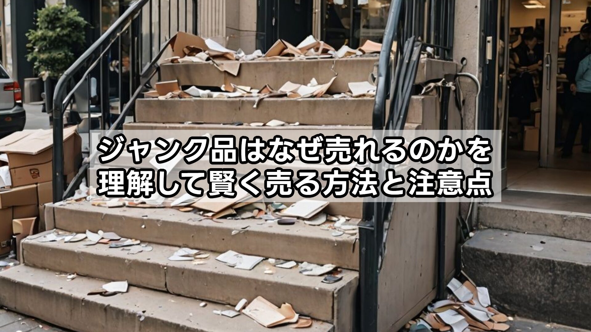 ジャンク品はなぜ売れるのかを理解して賢く売る方法と注意点